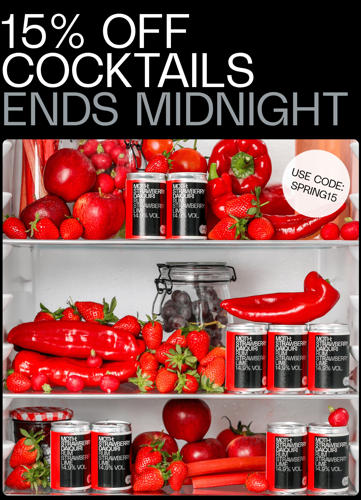 15% off with SPRING15