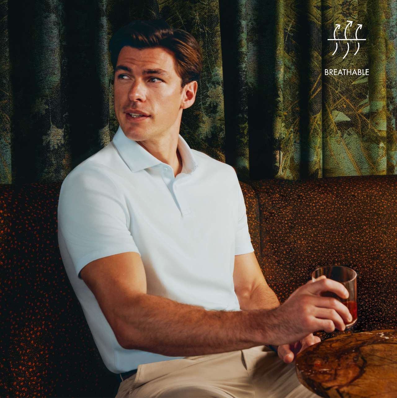 Smart Pique Polo - Ice Blue