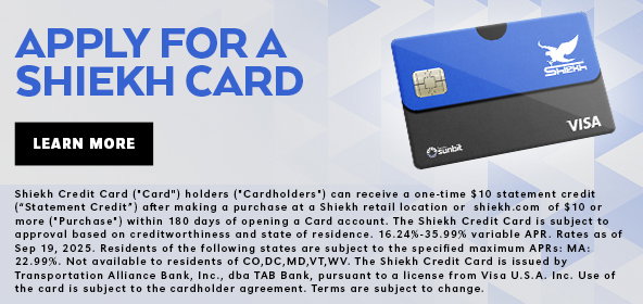 Shiekh Credit Card