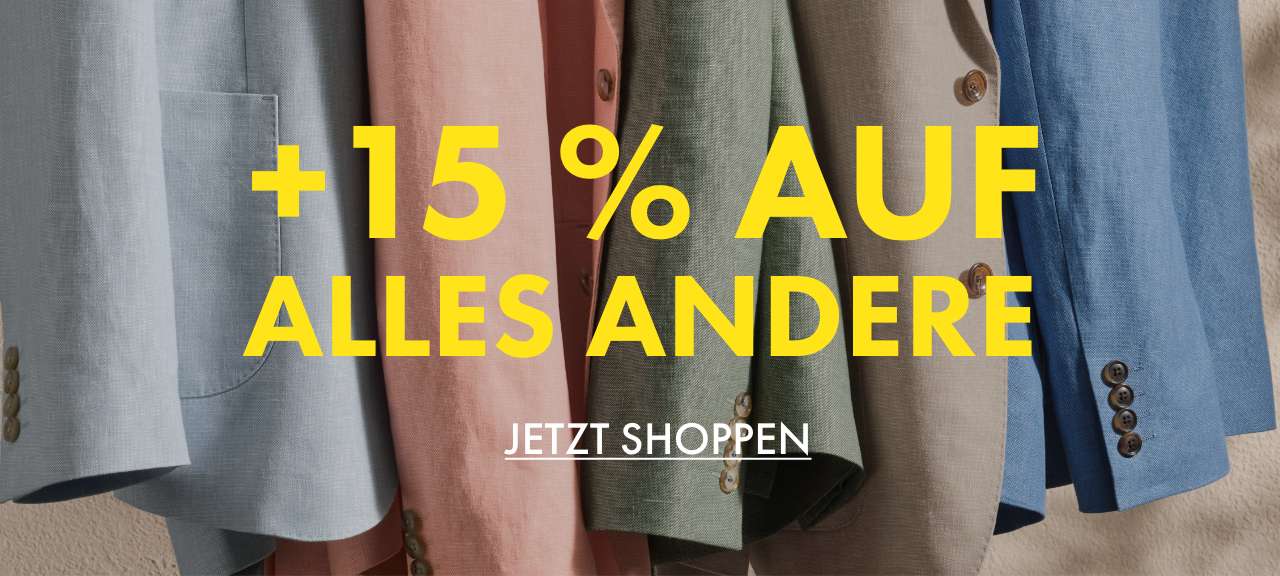 15% RABATT