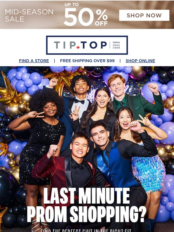 Don't Leave Prom to the Last Minute