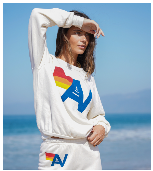 LOGO SWEATSHIRT - VINTAGE WHITE