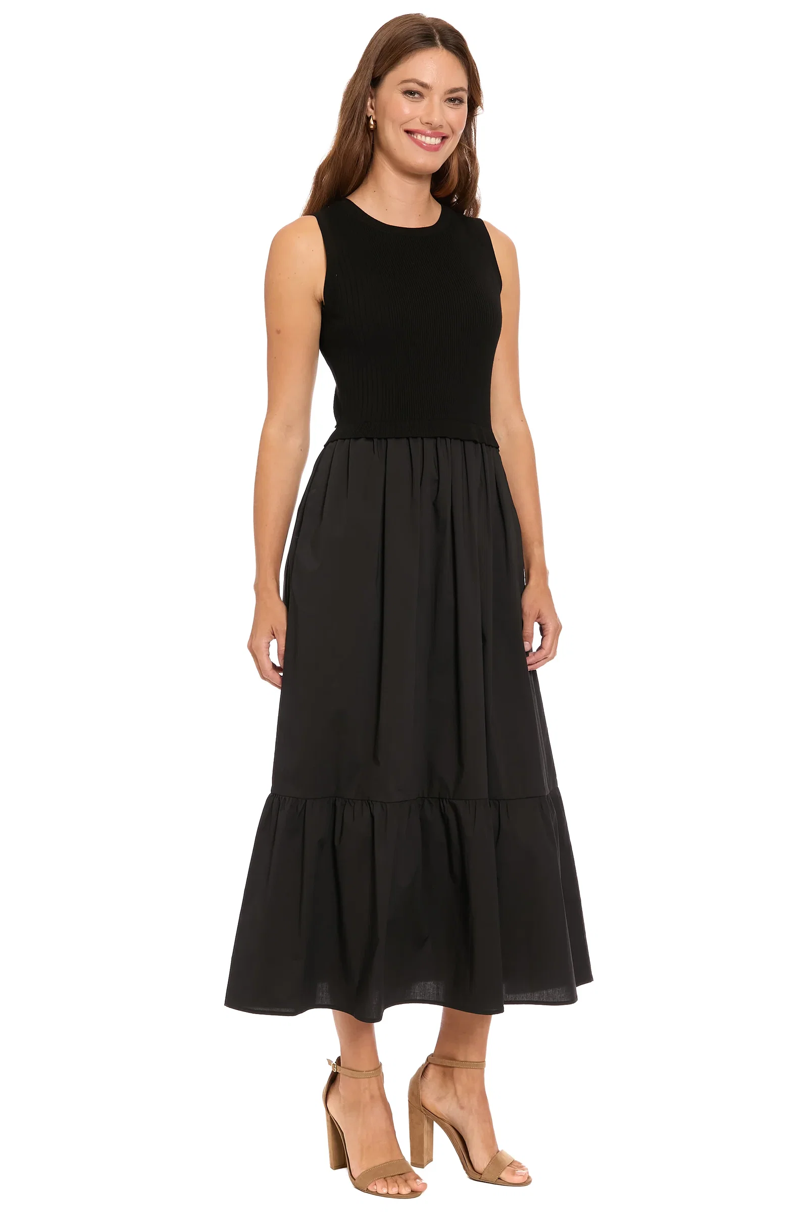 Jazzy Knit Twofer Midi
