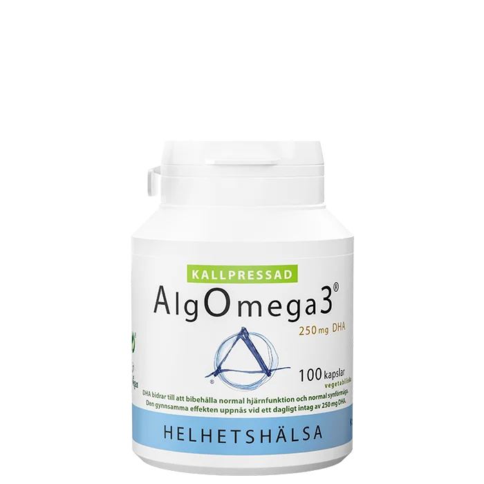 Helhetshälsa AlgOmega3® Kallpressad 100 kapslar 