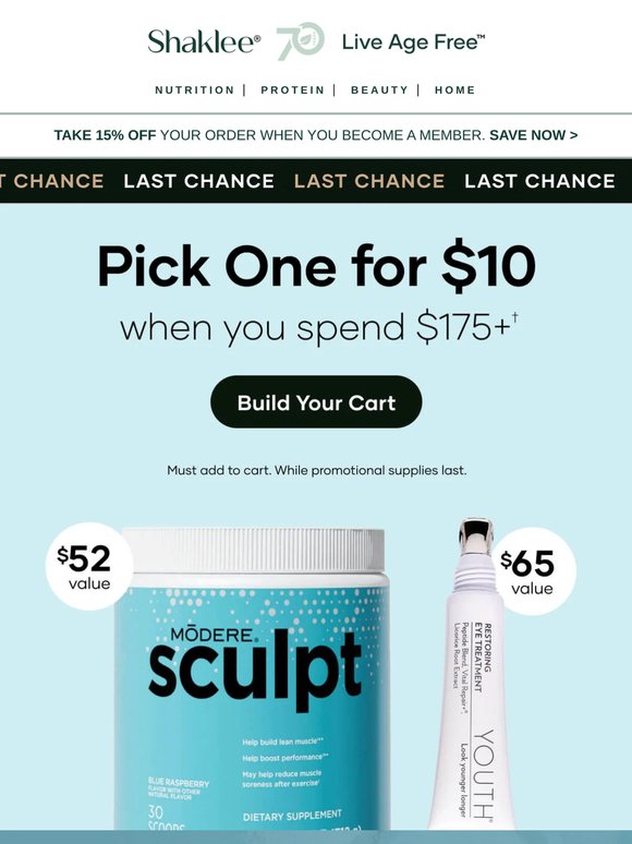 Last Chance to Pick Your Favorite for $10