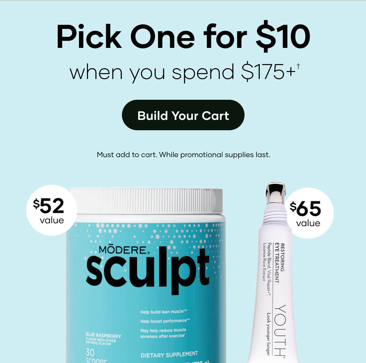 $10 Sculpt or Eye Treatment