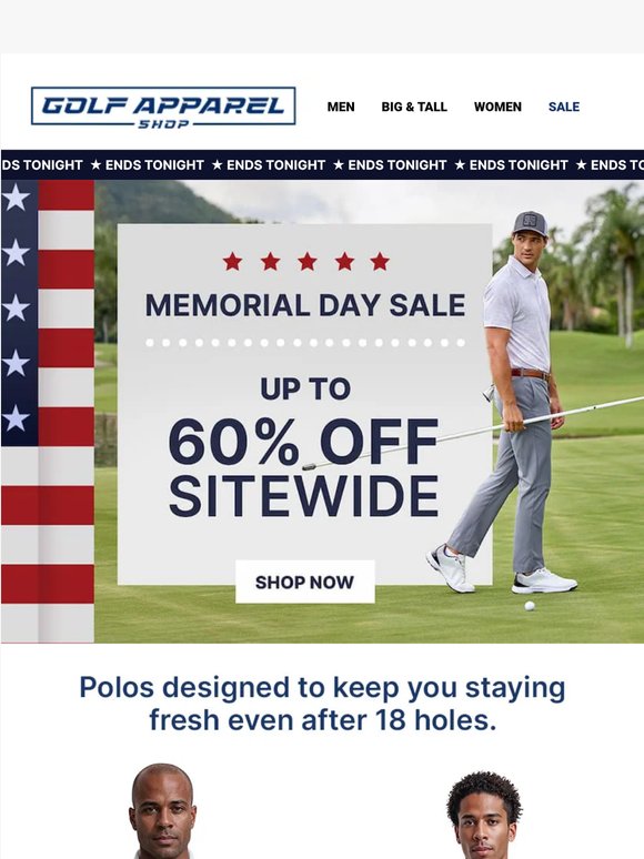 Almost Over: Memorial Day Sale Ends Tonight