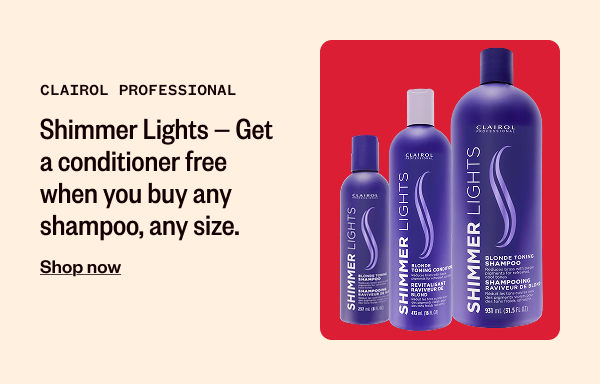 CLAIROL PROFESSIONAL SHIMMER LIGHTS - GET A CONDITIONER FREE WHEN YOU BUY ANY SHAMPOO, ANY SIZE. - SHOP NOW