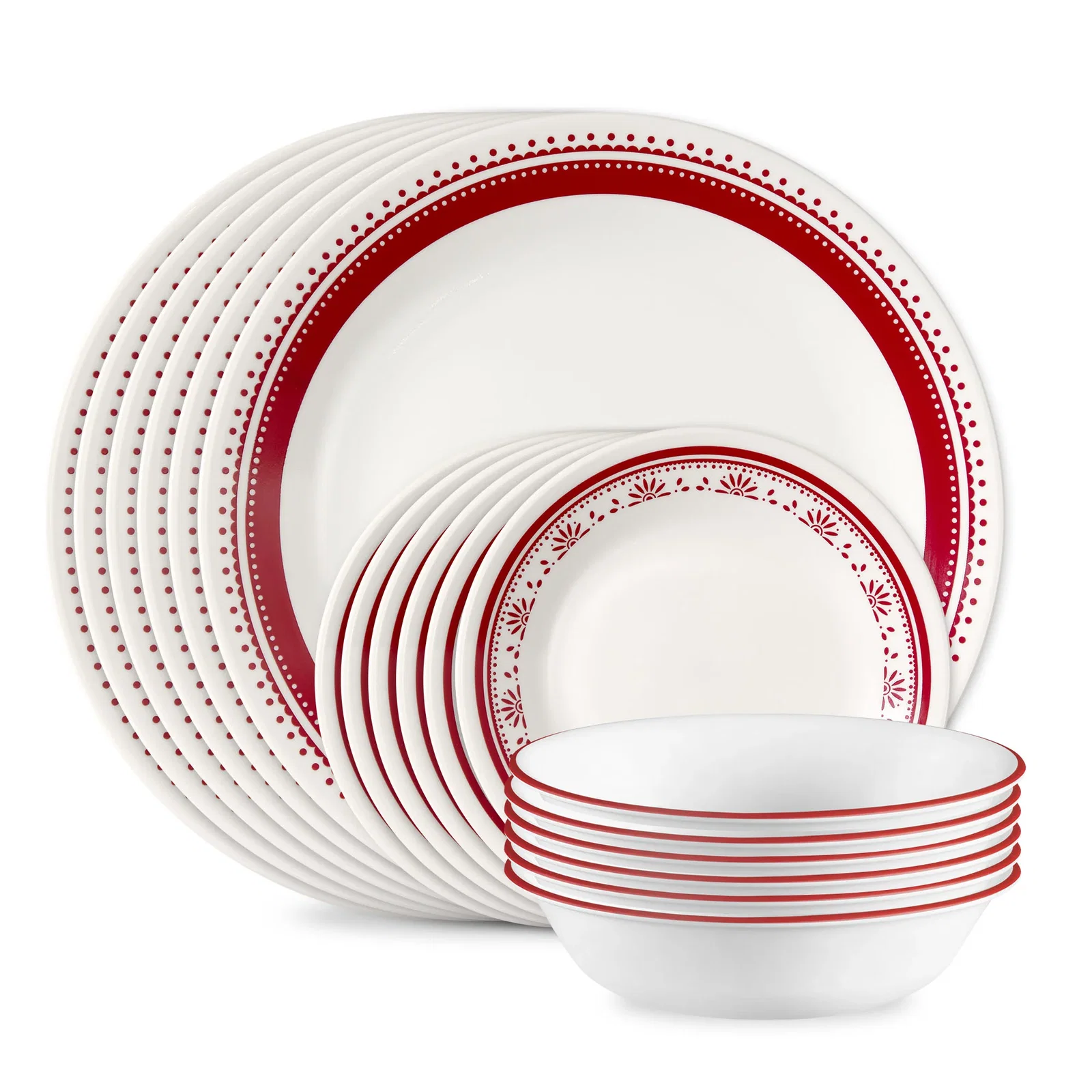 Image of Corelle® Sadie 18-piece Dinnerware Set, Service for 6