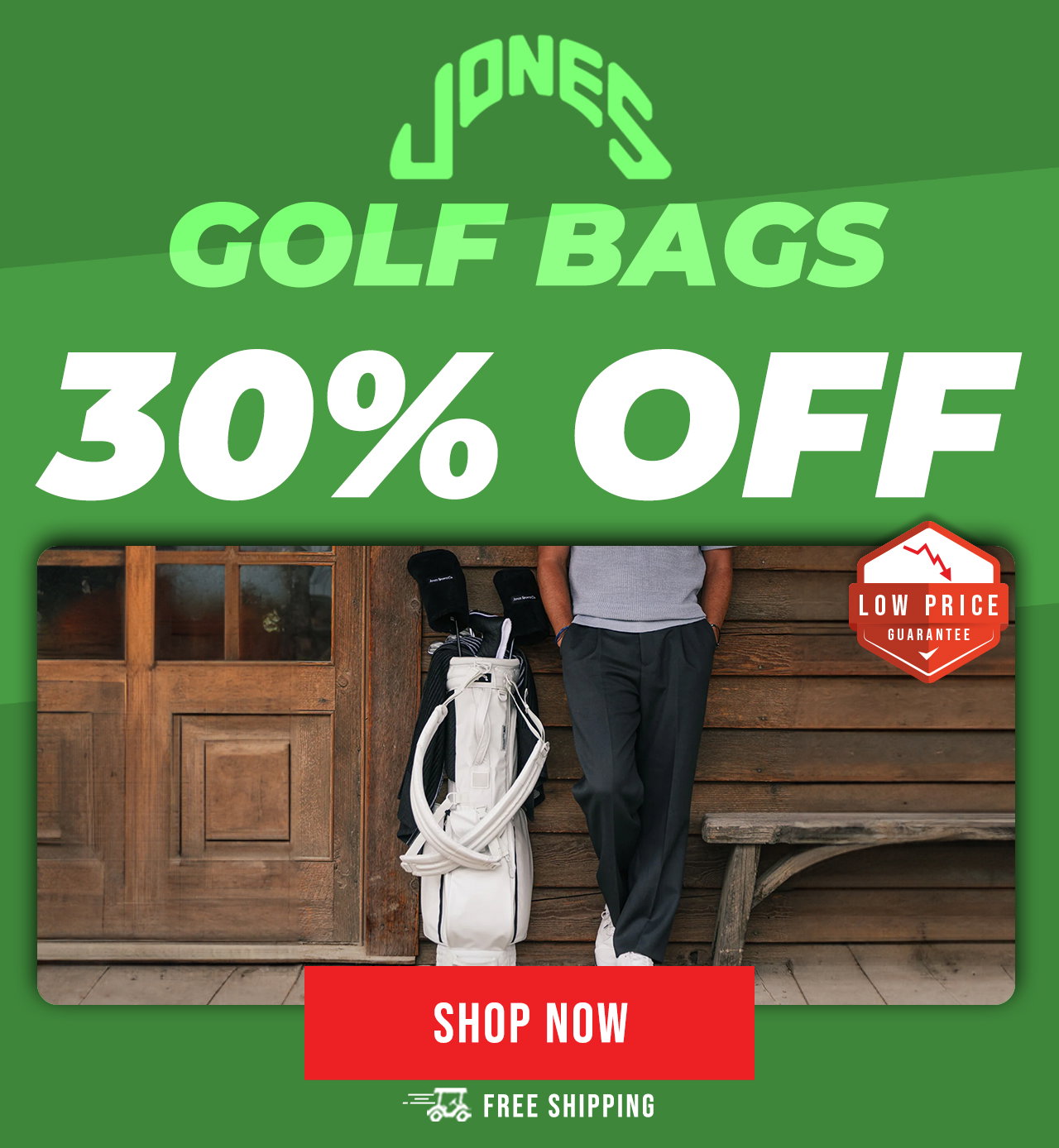 Jones Golf Bags | 30% OFF + FREE Shipping