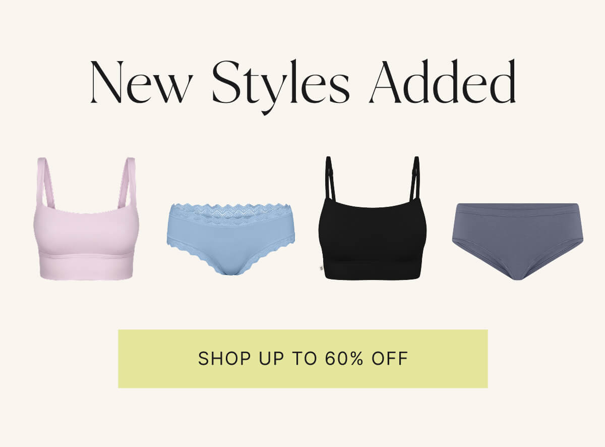 New styles added. Shop up to 60% off.