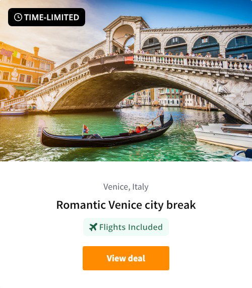Romantic Venice city break