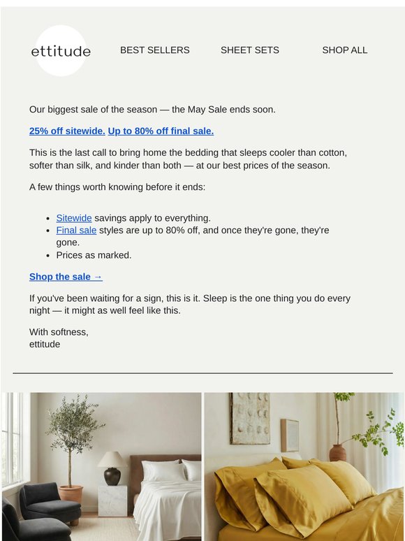 THE MAY SALE