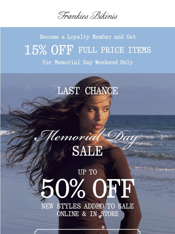 LAST CHANCE: SALE ENDS TODAY