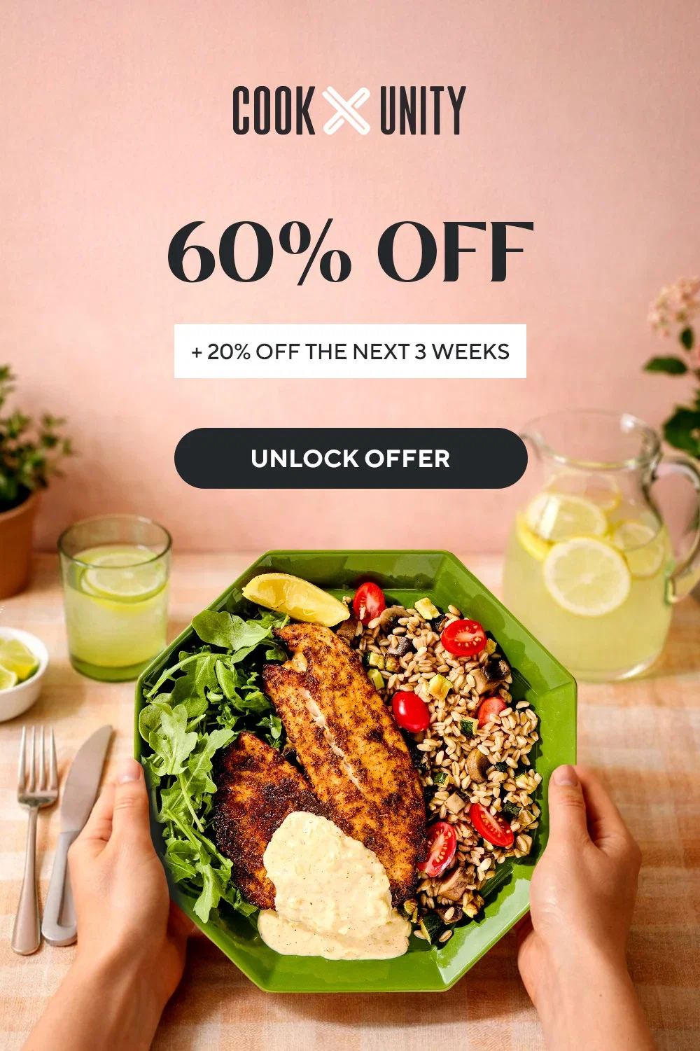 60% off + 20%