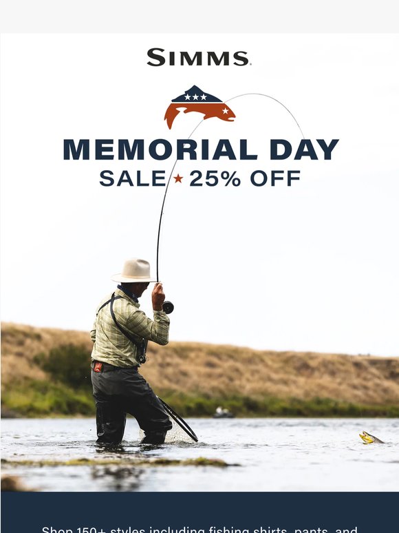 25% off Memorial Day Sale