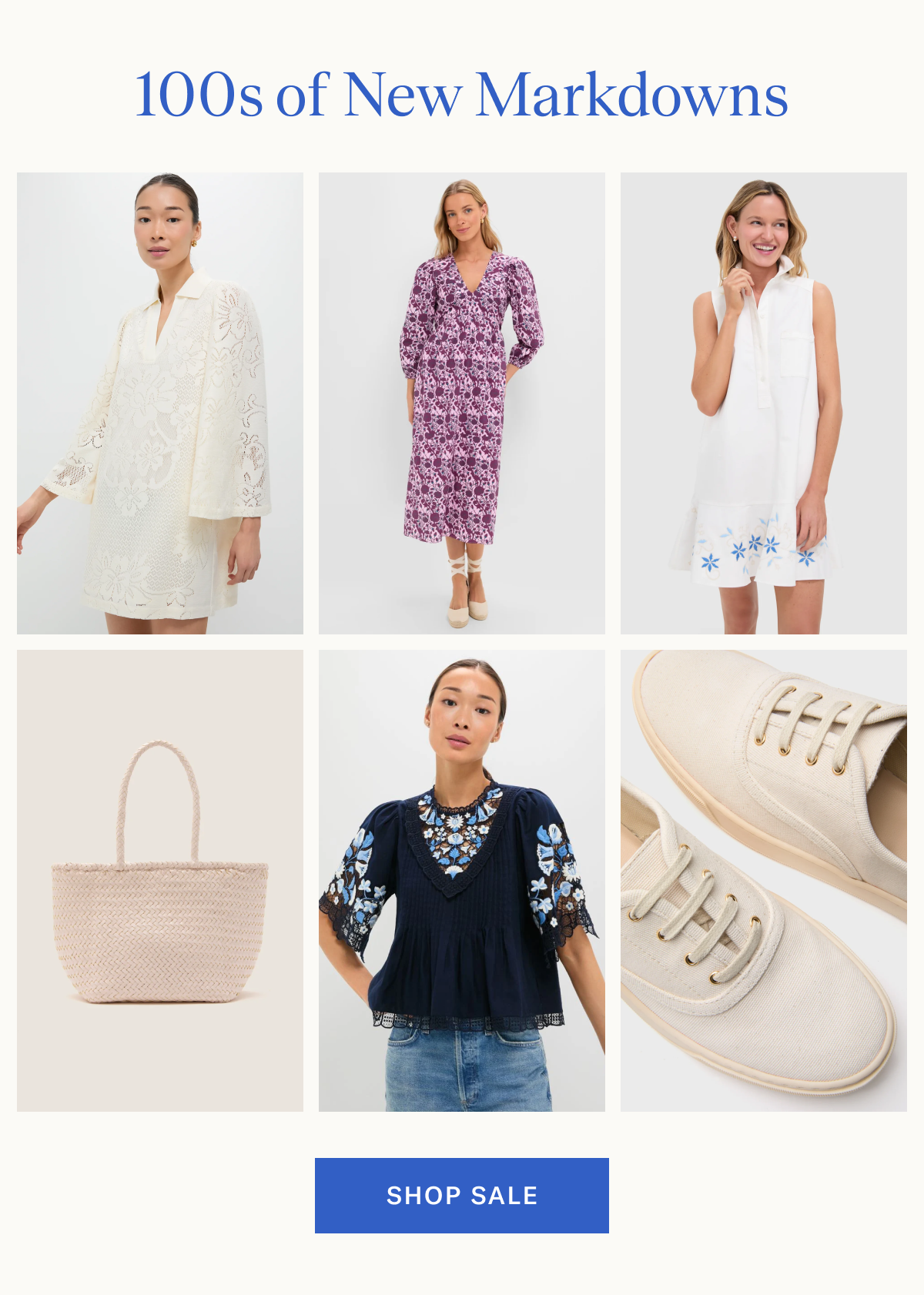 100s of New Markdowns