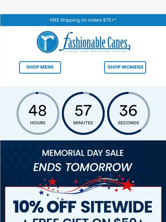 Memorial Day Sale 10% Off Ends Tomorrow (Last Chance)