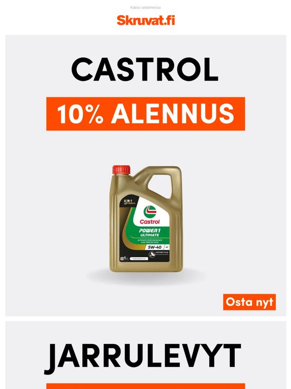10% alennus öljyistä!