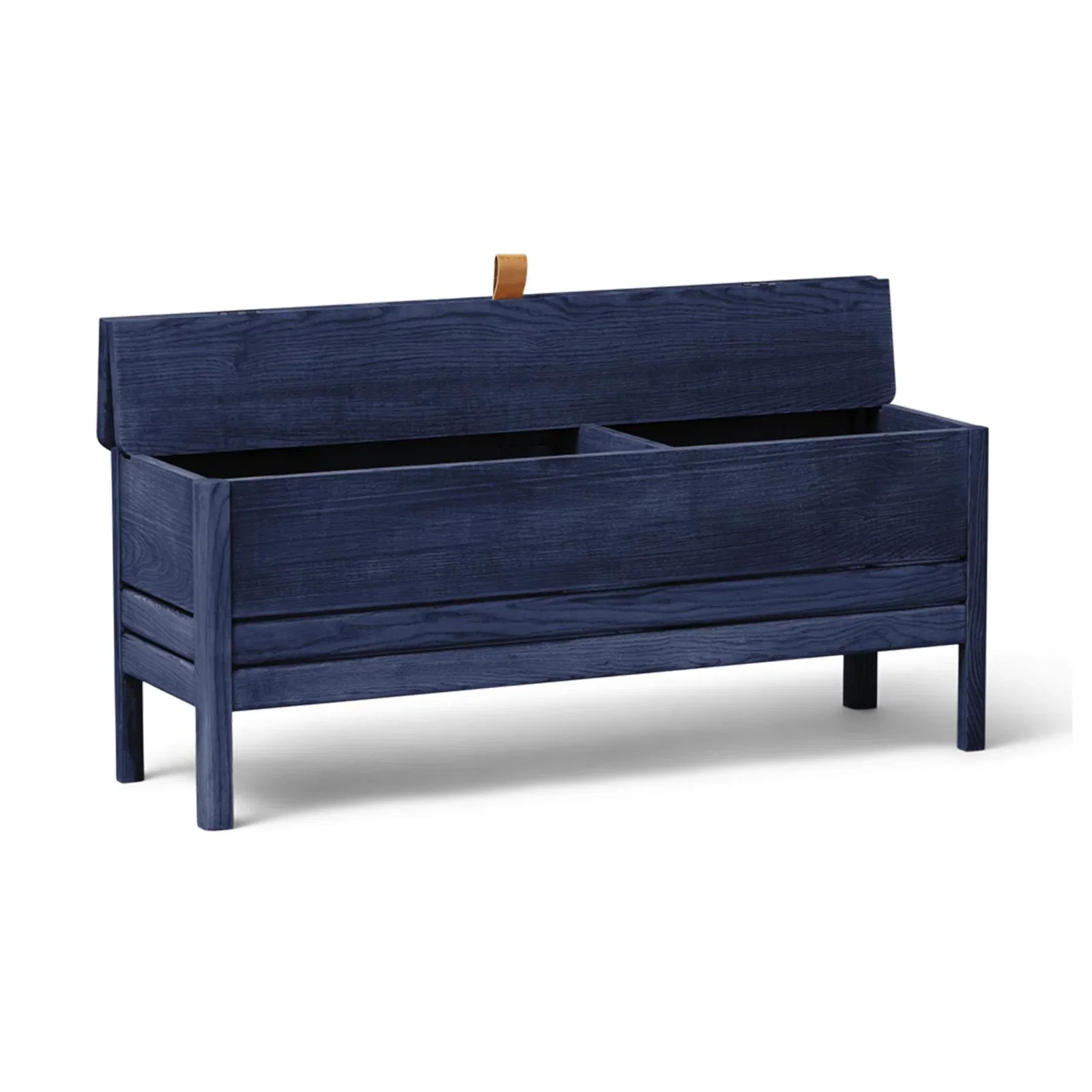 Image of Form & Refine A Line Storage Bench 111 - Indigo Blue