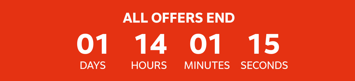 20% OFF EVERYTHING COUNTDOWNTIMER