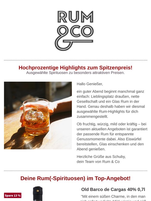 Hochprozentige Highlights zum Spitzenpreis!