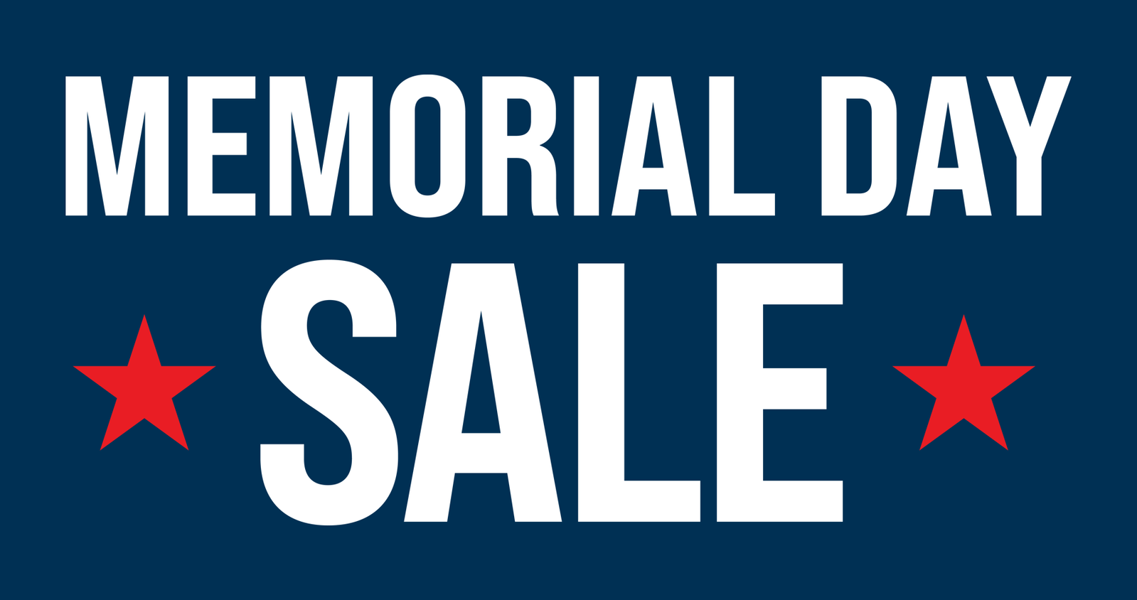 Generic Memorial Day Sale 