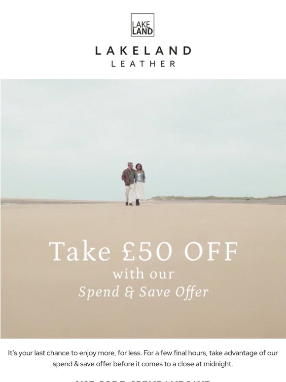 Ends Tonight: Up To £50 Off