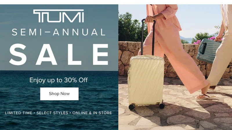 TUMI Semi-Annual Sale