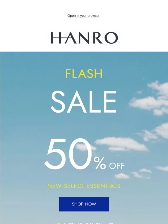 Last Call! Flash Sale Ends TONIGHT!