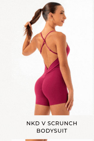 NKD V scrunch bodysuit