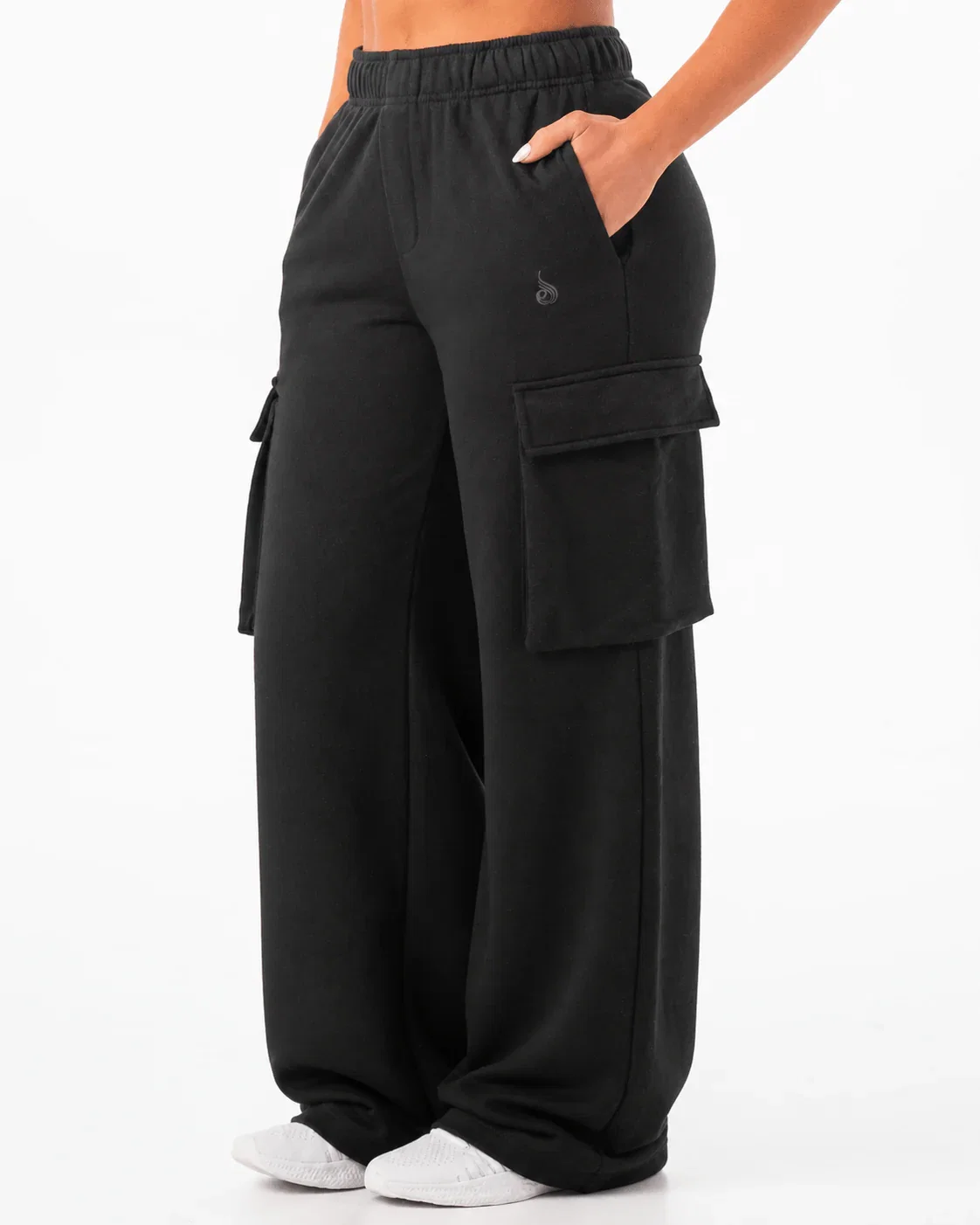 Image of Cargo Track Pant - Black