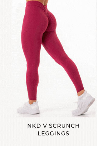 v scrunch leggings