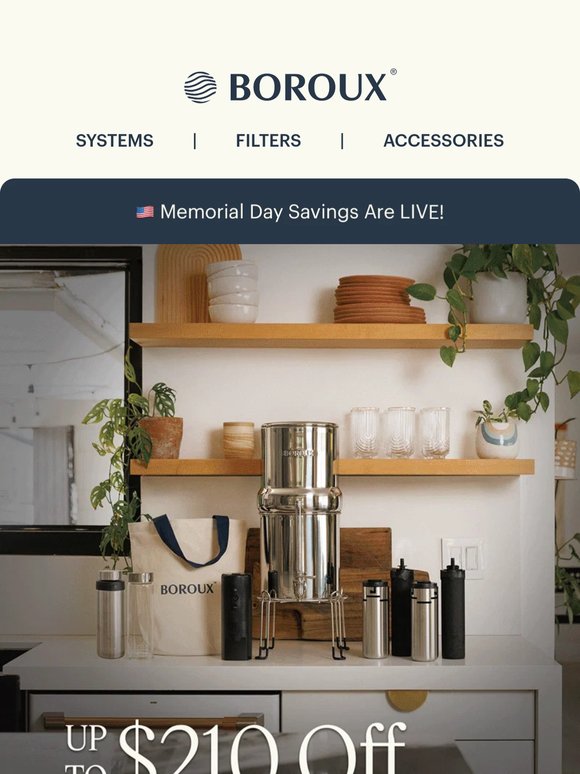 🇺🇸 Up to $210 Off During Our Memorial Day Event