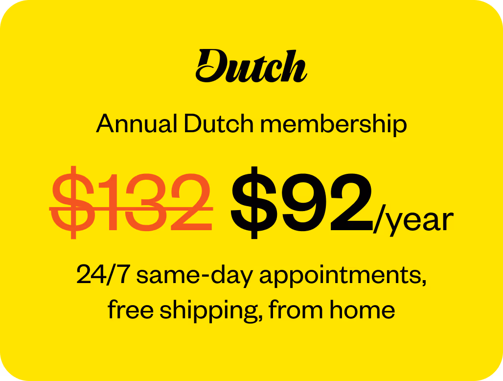 Traditional vet: one in-clinic appointment — $250/appt. Rx not included, long waits, extra travel and time required.