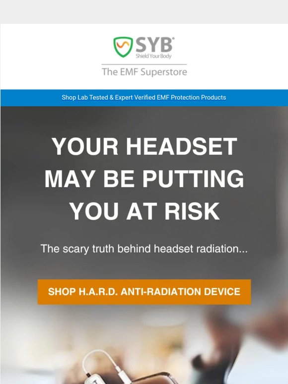 Your headset may be posing an EMF risk...