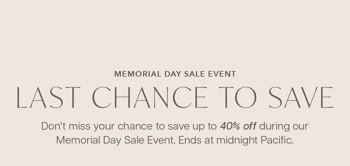 Last Chance to Save