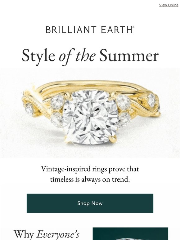Vintage-inspired rings are having a major moment
