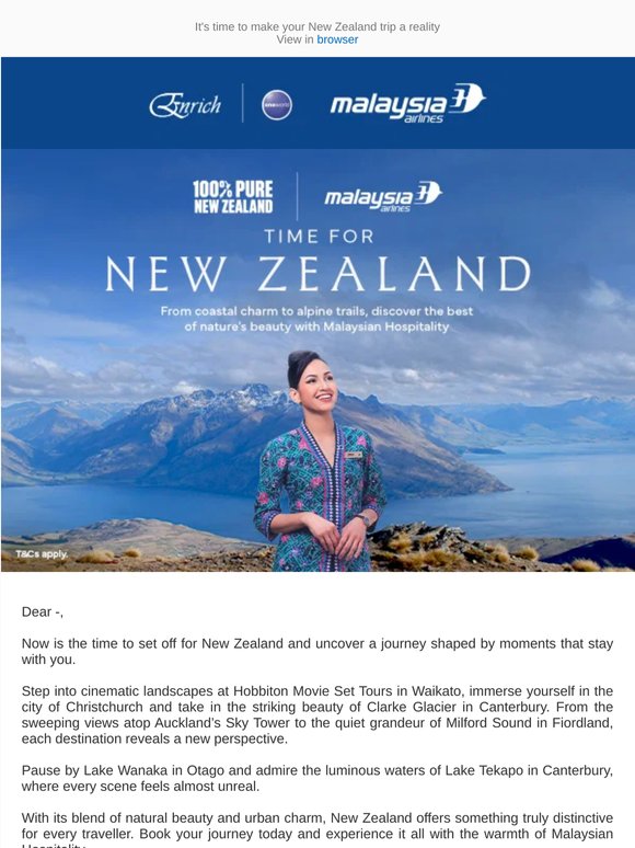 Don’t miss out, New Zealand adventures await with you