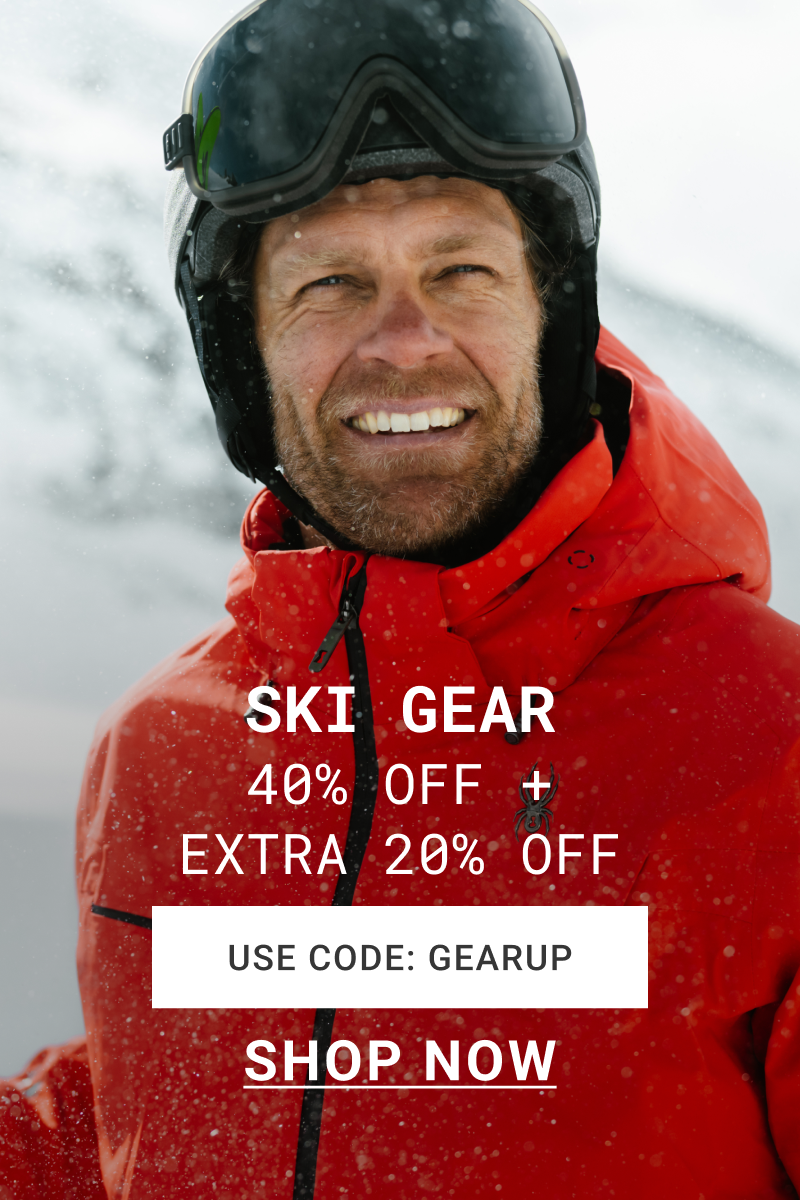 SKI GEAR 40% off + extra 20% off