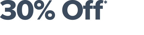 30 percent off* Preston spaces