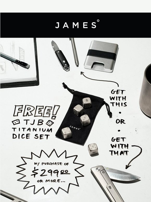 DON'T MISS OUT: Grab Your TJB Titanium Dice! 🎲