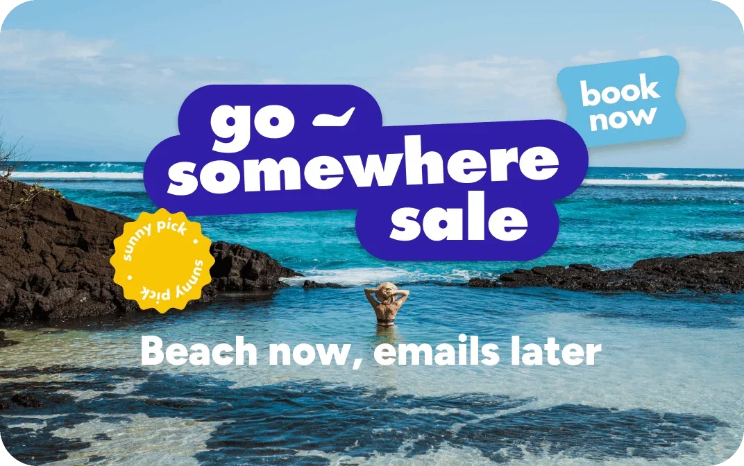 Go somewhere on a Samoa background