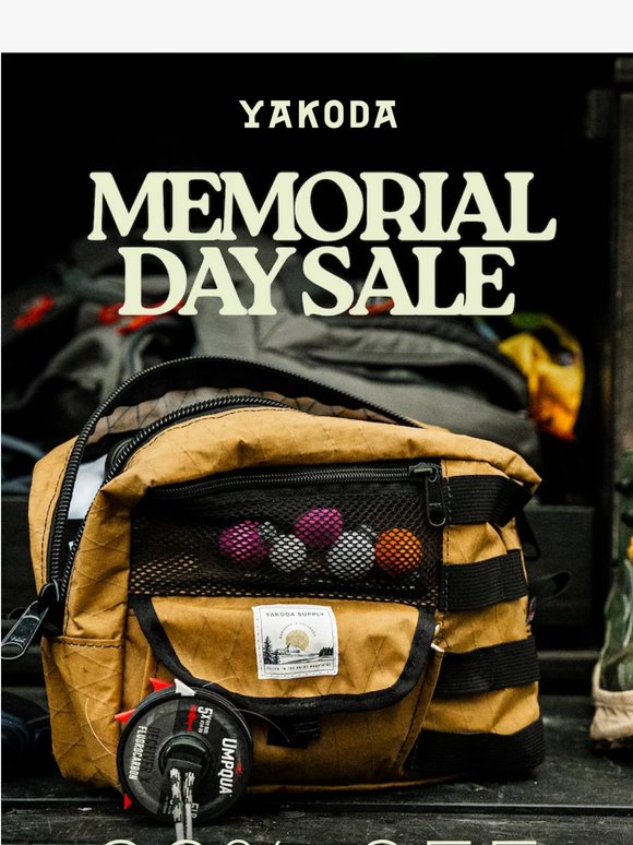 20% Off Packs, Bags, Nets, and More