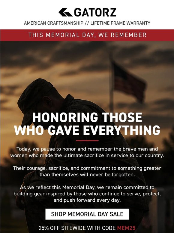 On This Day, We Put Down Everything Else and Remember