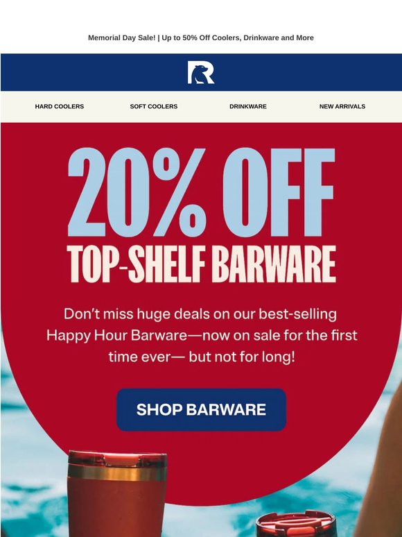 20% OFF Best-Selling Barware 🥂