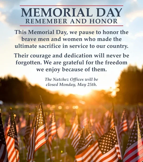 Wishing you a safe and meaningful Memorial Day