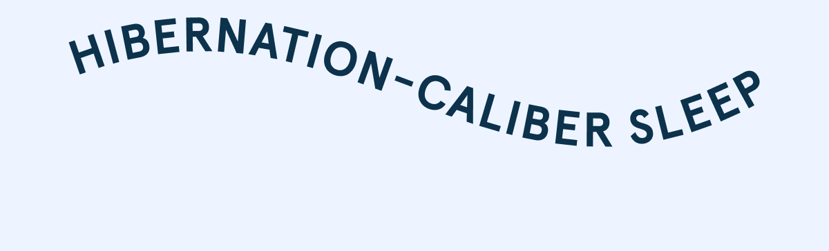 Hibernation-Caliber Sleep
