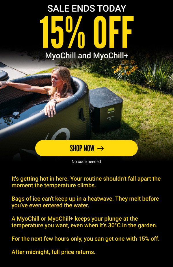 MyoChill Sale 