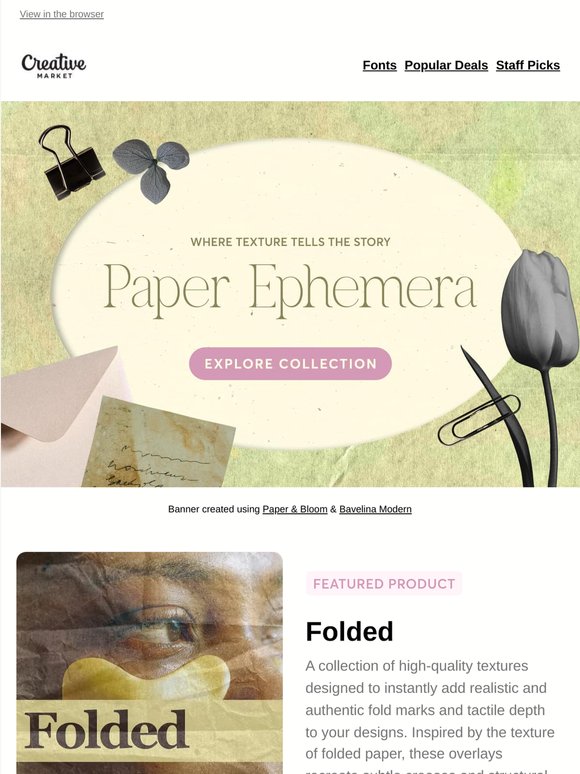 ✨ Let these paper textures tell your story